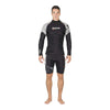 Diving Undersuit Ultraskin Long Sleeve Man Black-Grey M Mares 412389M