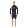 Sottomuta Ultraskin a maniche lunghe uomo nero-grigio XL Mares 412389XL