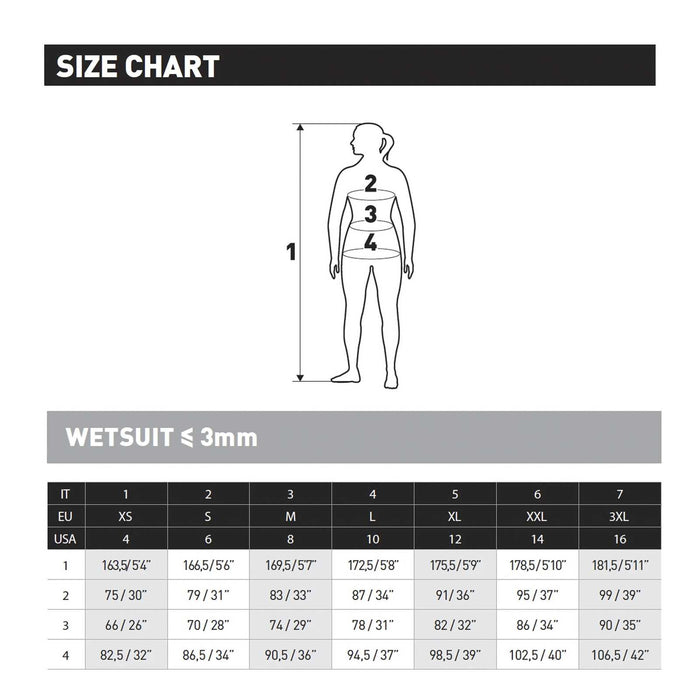 Diving Undersuit Ultraskin Steamer Woman Black-Grey S Mares 412420S