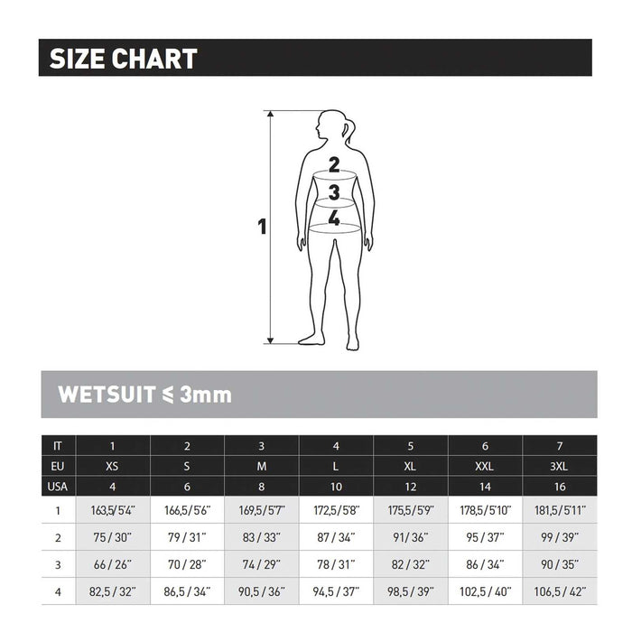 Full Wetsuit Switch Woman 2,5mm Black-Lilac Size 4-ML Mares 412429S4