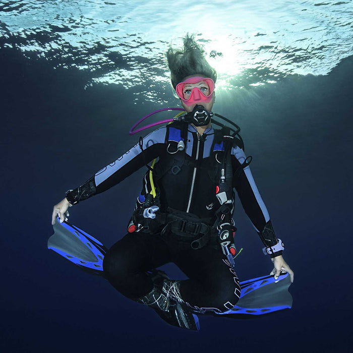 Full Wetsuit Switch Woman 2,5mm Black-Lilac Size 4-ML Mares 412429S4