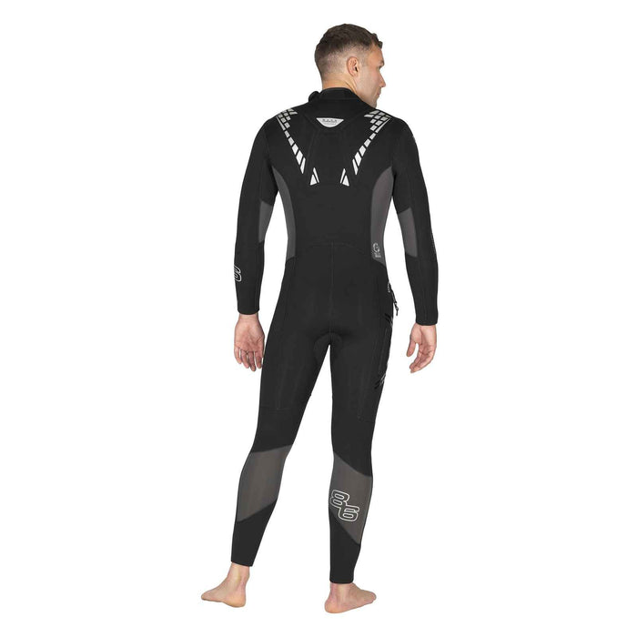 Full Wetsuit Flexa Man 8-6mm Black-Grey Size 3-M Mares 412431S3