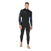 Muta intera Flexa Uomo 5-4mm Nero-Blu L-Lunga Mares 4124335L