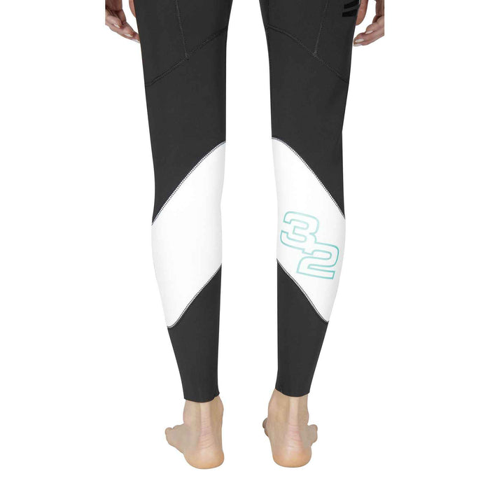 Combinaison intégrale Flexa Femme 3-2 mm Noir-Blanc Taille 4-ML Mares 412436S4