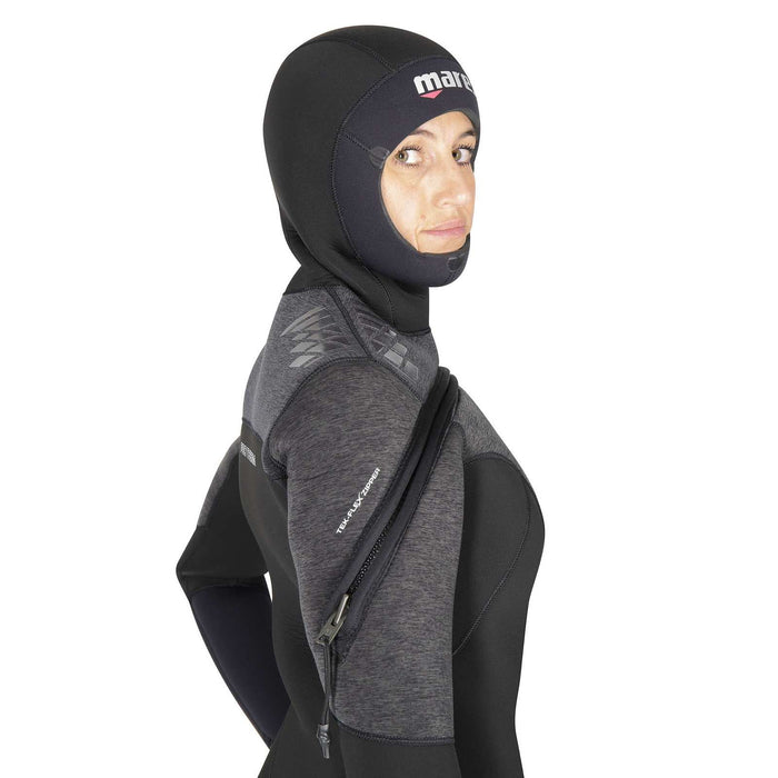 Full Wetsuit Pro Therm Woman 8-7mm Black Size 6-XL Mares 412438S6