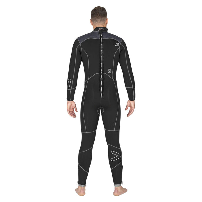 Traje de neopreno integral Evolution Hombre 7 mm Negro-Gris ML-Largo Mares 4124394L