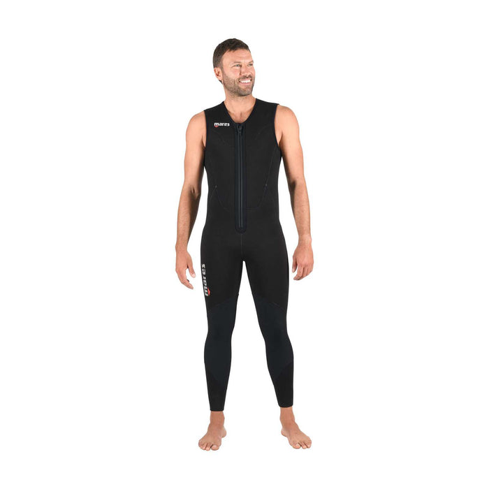 Full Wetsuit Dual Man 5mm Black-Grey Size 4-ML Mares 412443BKS4