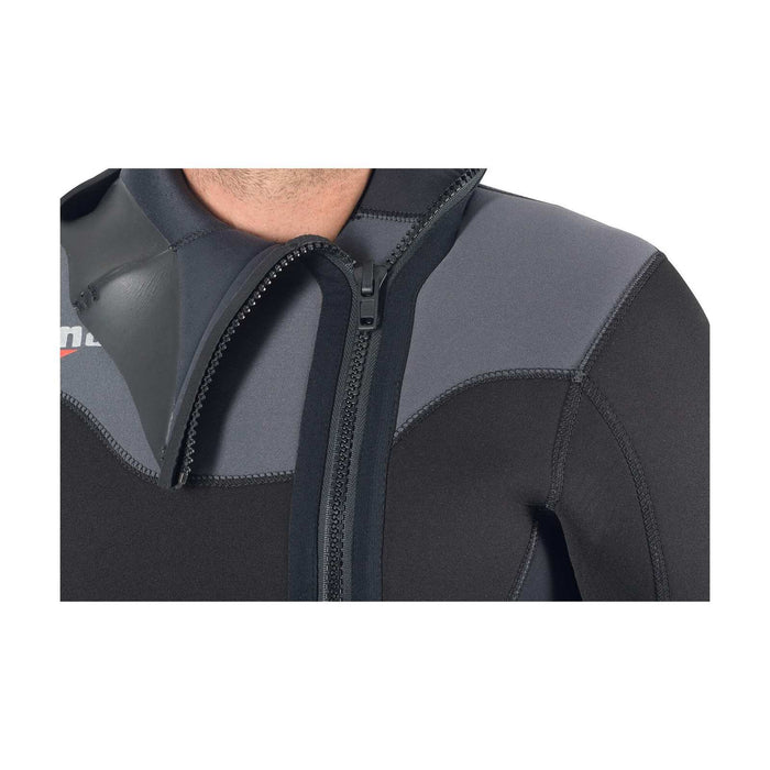 Full Wetsuit Dual Man 5mm Black-Grey Size 4-ML Mares 412443BKS4