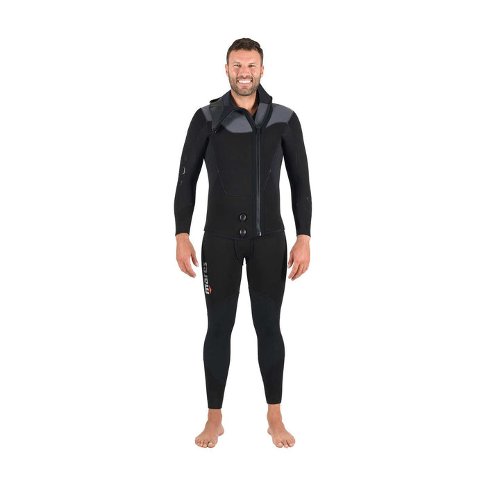 Full Wetsuit Dual Man 5mm Black-Grey Size 5-L Mares 412443BKS5