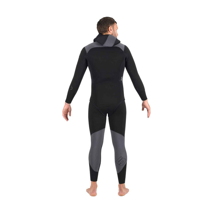 Full Wetsuit Dual Man 5mm Black-Grey Size 6-XL Mares 412443BKS6