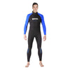 Snorkeling Full Wetsuit Steamer Manta Man Black-Blue Size 2 Mares 412456S2