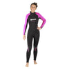 Snorkeling Full Wetsuit Steamer Manta Woman Black-Pink Size 1 Mares 412457S1