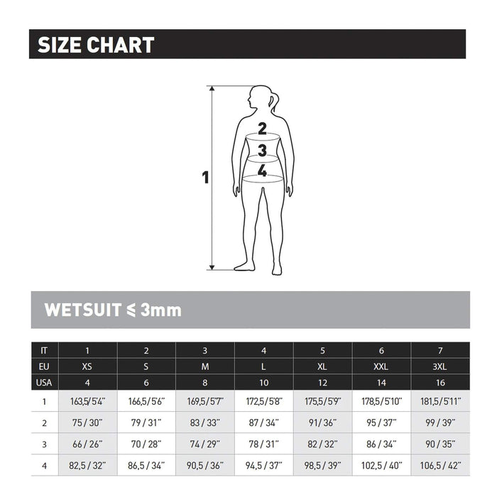 Snorkeling Full Wetsuit Steamer Manta Woman Black-Pink Size 1 Mares 412457S1