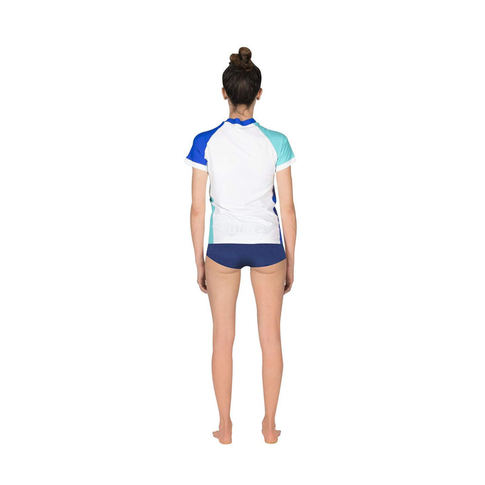 Rash Guard Shield mujer blanco-azul M Mares 412462WHM