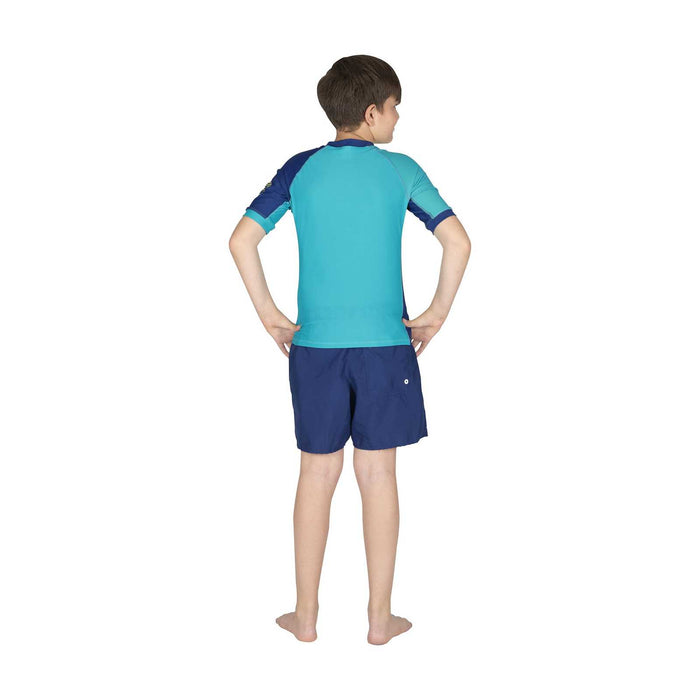 Rash Guard Shield Ragazzi LM Blu-Lime S Mares 412463LMS