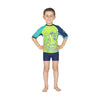 Rashguard Shield Kinder LM Blau-Limette L Mares 412464LML