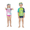 Rashguard Shield Enfant LM Bleu-Vert citron XS Mares 412464LMXS