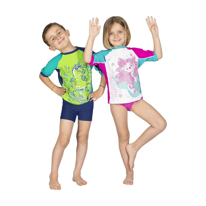 Rashguard Shield Kids MG White-Pink L Mares 412464MGL