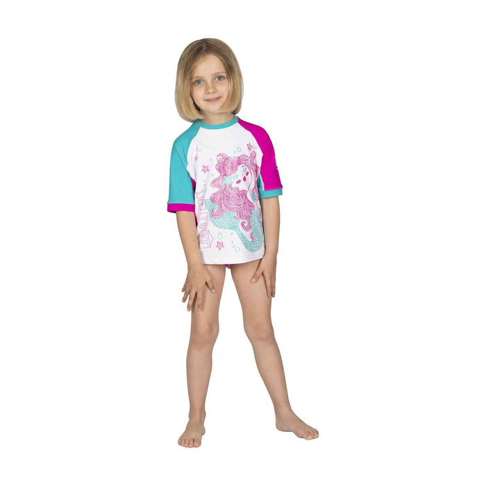 Rashguard Shield Kids MG White-Pink L Mares 412464MGL