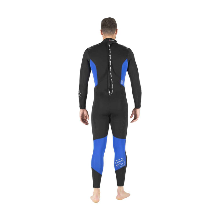 Nassanzug Einteiler Pioneer Herren 5 mm Schwarz-Blau Größe 3-M Mares 412465S3