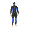 Nassanzug Einteiler Pioneer Herren 5 mm Schwarz-Blau Größe 4-ML Mares 412465S4