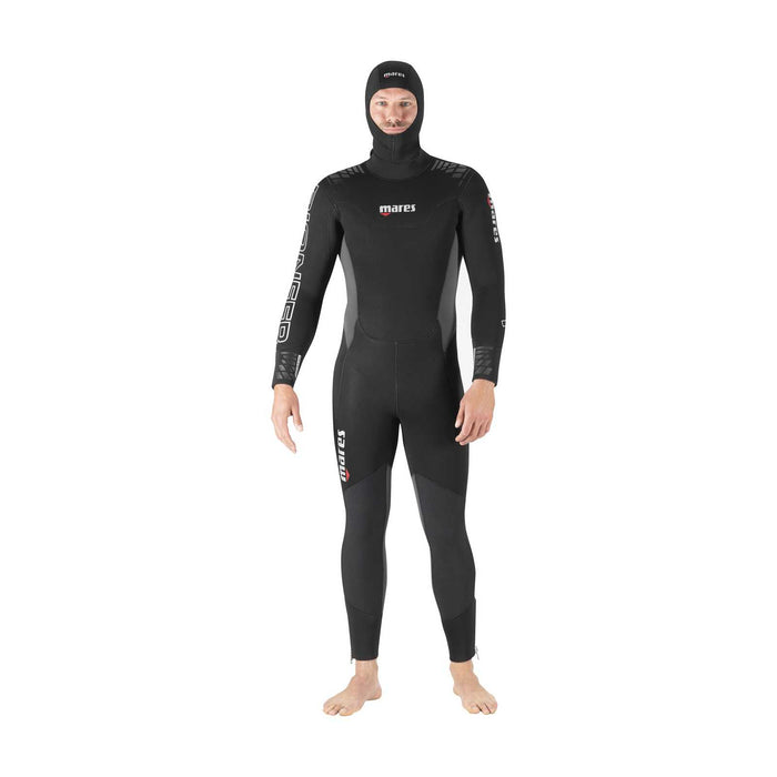 Nassanzug Pioneer Herren 7 mm Schwarz-Grau Größe 2-S Mares 412467S2
