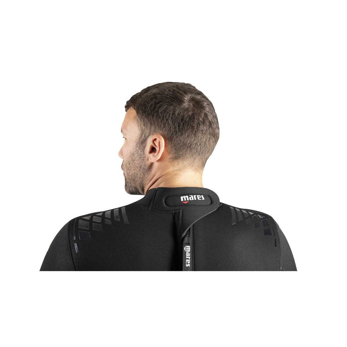 Nassanzug Pioneer Herren 7 mm Schwarz-Grau Größe 2-S Mares 412467S2