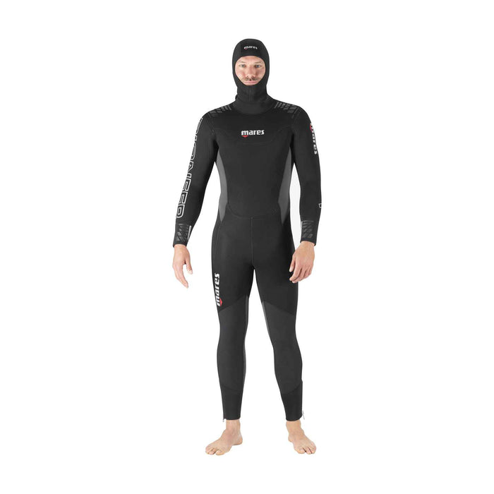 Nassanzug Pioneer Herren 7 mm Schwarz-Grau Größe 8-XXXL Mares 412467S8