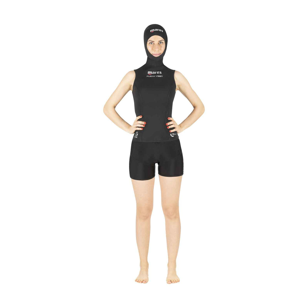Veste en néoprène Flexa Femme 3 mm Noir Taille 2-S Mares 412472S2