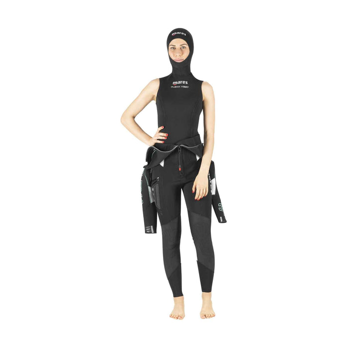 Veste en néoprène Flexa Femme 3 mm Noir Taille 2-S Mares 412472S2