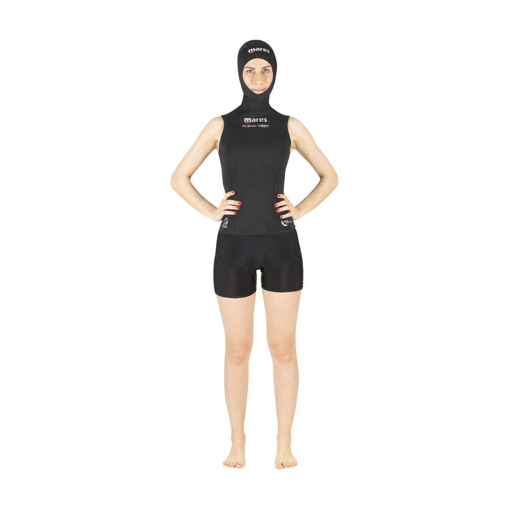 Traje de neopreno corto Flexa Vest Mujer 3 mm Negro Talla 6-XXL Mares 412472S6