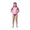 Rashguard enfant fille manches courtes rose L - 11-12 ans Mares 412507LPK