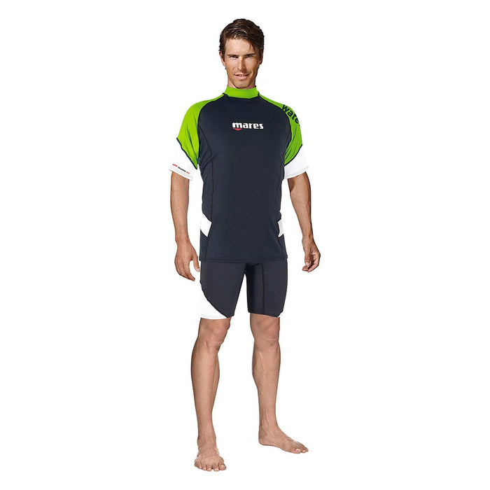 Rash Guard Ajuste Holgado Hombre Manga Corta Lima M Mares 412540MLM