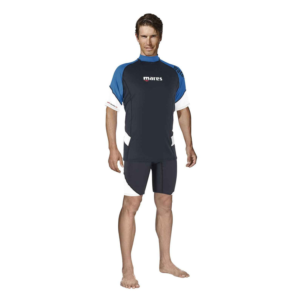 Rashguard Coupe ample Homme Manches courtes Bleu S Mares 412540SBL