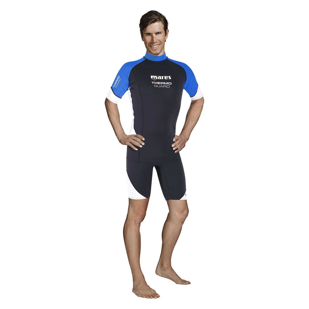 Nassanzug Thermo Guard Herren Kurzarm 0,5 mm Schwarz-Blau L Mares 412549L