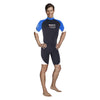 Combinaison Thermo Guard Homme Manches courtes 0,5mm Noir-Bleu S Mares 412549S