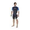 Rash Guard Man Short Sleeve Black-Blue S Mares 412552S