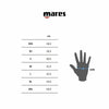Guantes de buceo Flexa Fit 5mm Negro-Gris XXS Mares 412724XXS