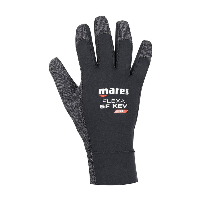 Diving Gloves Flexa 5F 3.0 Kev Black XL Mares 412735XL