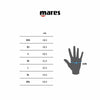 Dive Gloves Tek 2mm Amara Black-White S Mares 412760S