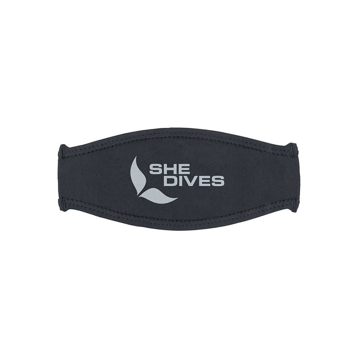 Maskenbandabdeckung Damen Schwarz Mares 412902