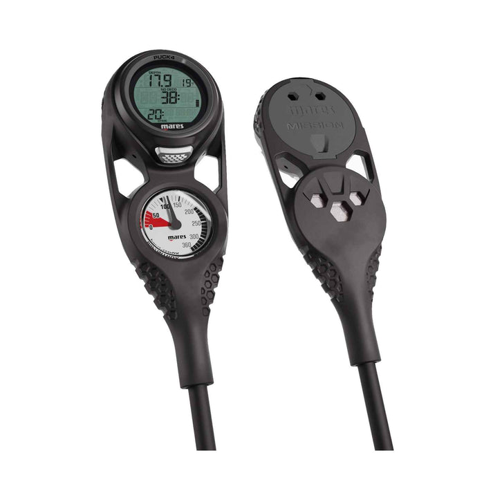 Consola de buceo Puck 4 Mission 2 Negro-Antracita EE. UU. Psi-Ft Mares 414431BK7US