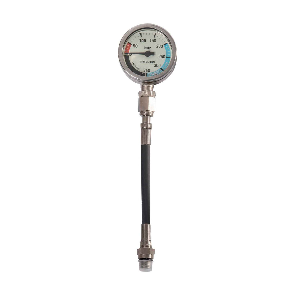Finimeter SPG52 Xr Line 15 cm Gummischlauch Sauerstoff Psi Mares 414605PSI