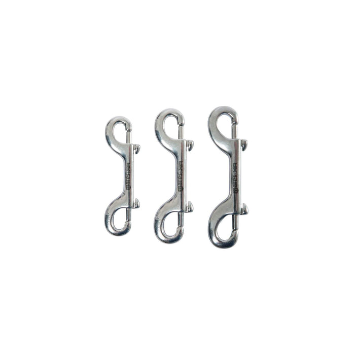 Doppio moschettone Ss316 in acciaio inox 100 mm Mares 415766100MM