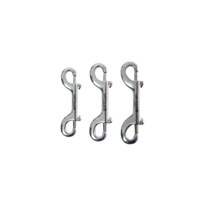 Doppio moschettone Ss316 in acciaio inox 120 mm Mares 415766120MM