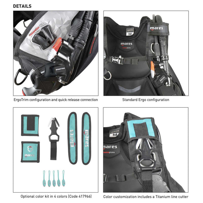 Dive Bcd Grace Ergotrim XXS Mares 417106XXS
