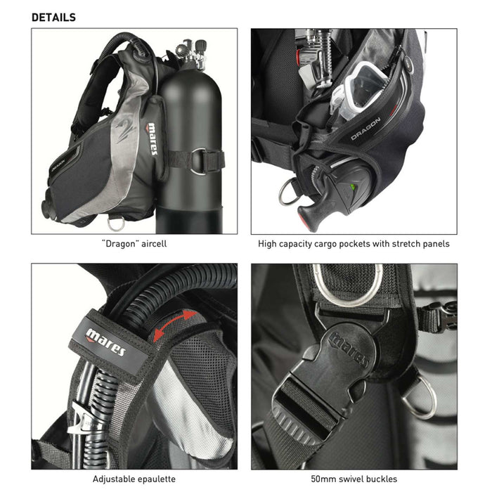 GAV da immersione Dragon SLS XL Mares 417223XL