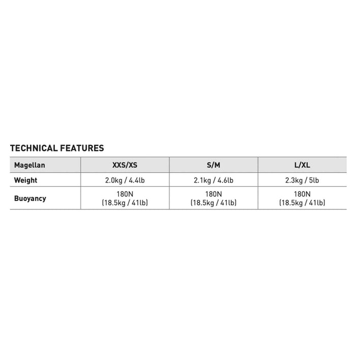 Dive Bcd Magellan Black XXS-XS Mares 417226XXSXS
