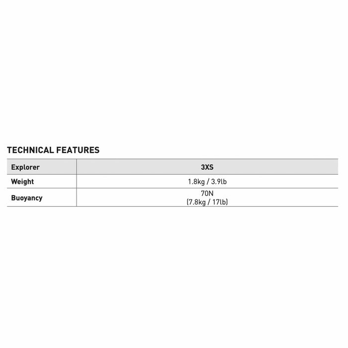 Chaleco BCD Explorer Negro-Verde XXXS Mares 417229