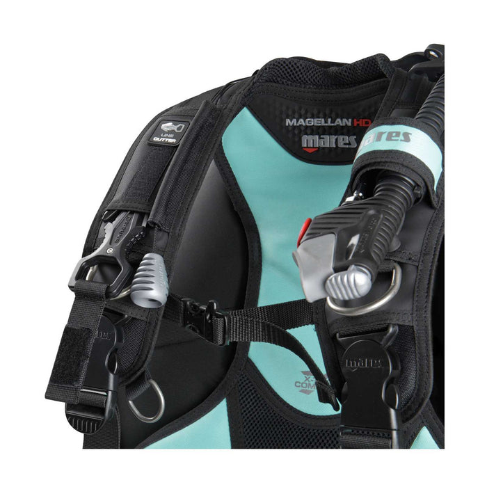 Dive Bcd Magellan Hd Black-Aquamarine XL Mares 417231BKAQXL